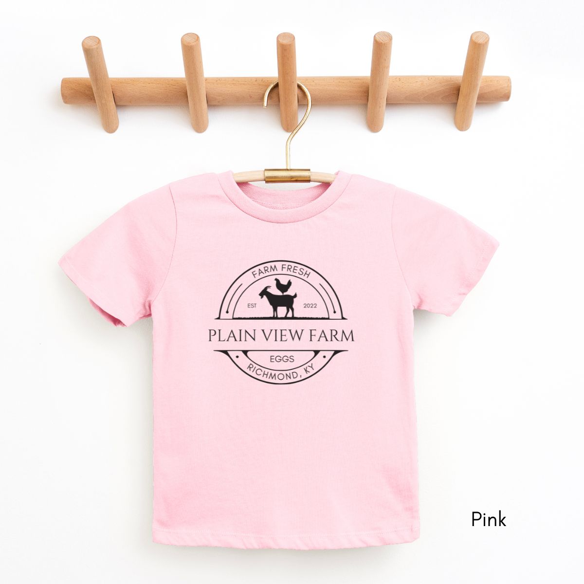 Custom YOUTH/KIDS Custom Egg/Goat Farm Short Sleeve Light Weight Unisex Tee
