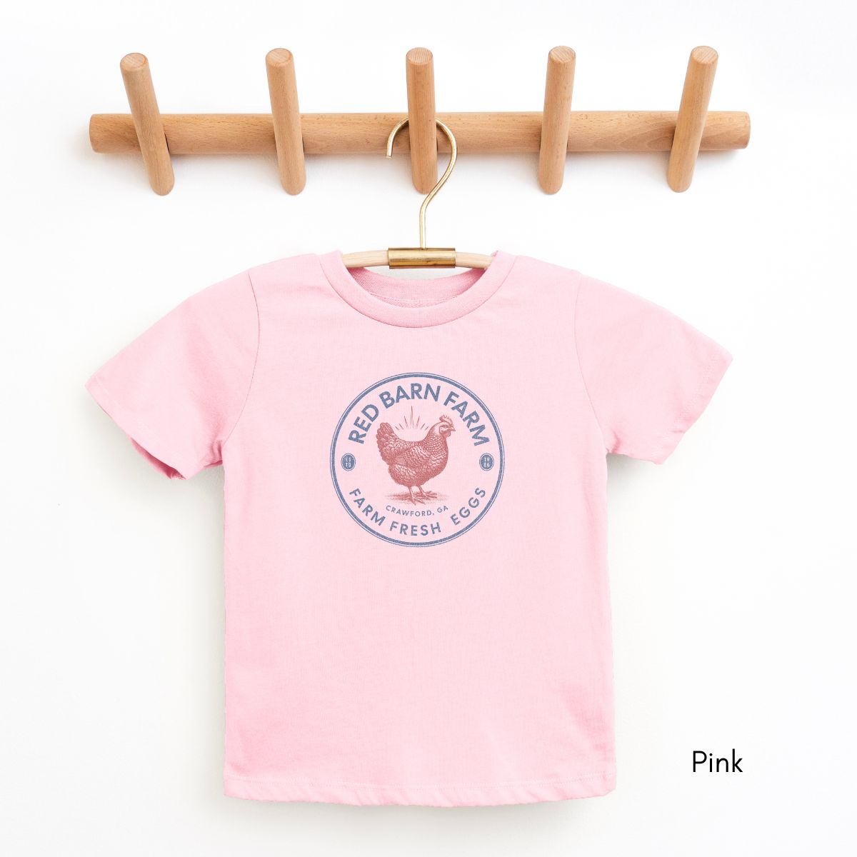 Custom YOUTH/KIDS Custom Egg Farm Patriotic Style Short Sleeve Light Weight Unisex Tee