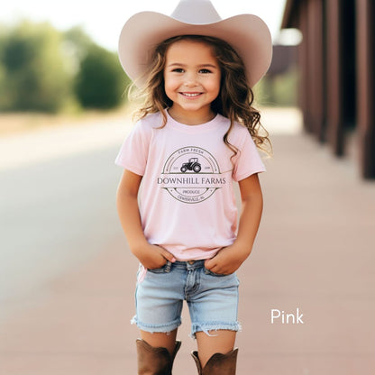 Custom YOUTH/KIDS  Farm Short Sleeve Unisex Light Weight Jersey T-shirt