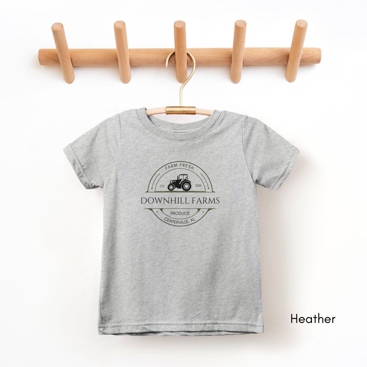 Custom Farm INFANT Fine Jersey Rabbit Skins Tractor Tshirt