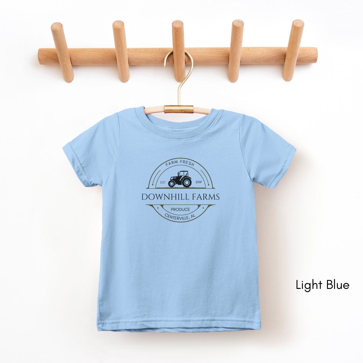 Custom Farm INFANT Fine Jersey Rabbit Skins Tractor Tshirt
