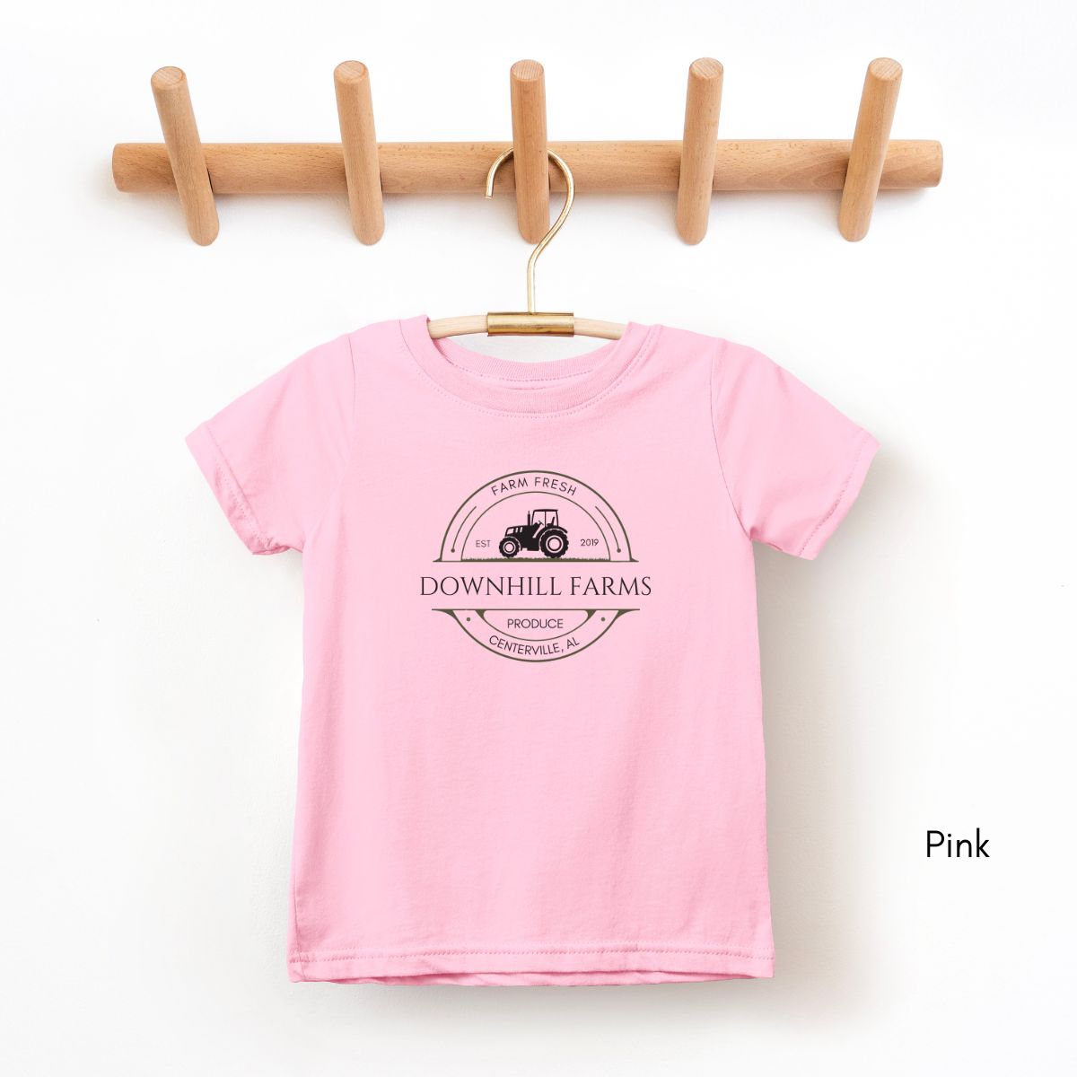 Custom Farm INFANT Fine Jersey Rabbit Skins Tractor Tshirt