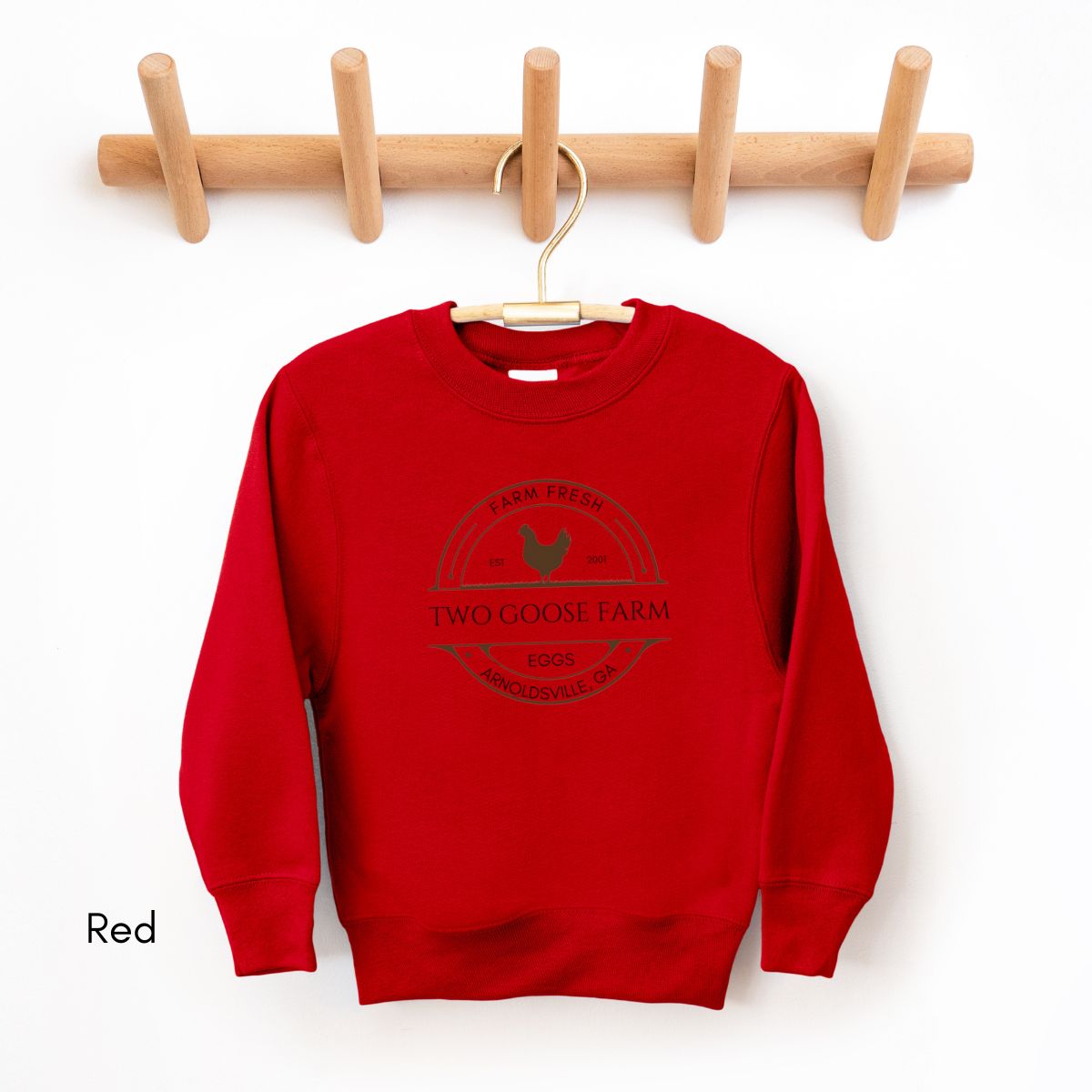 Custom Egg Farm YOUTH/KIDS Crewneck Sweatshirt