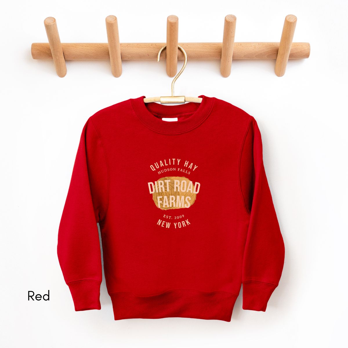 Custom Hay Farm YOUTH/KIDS Crewneck Sweatshirt