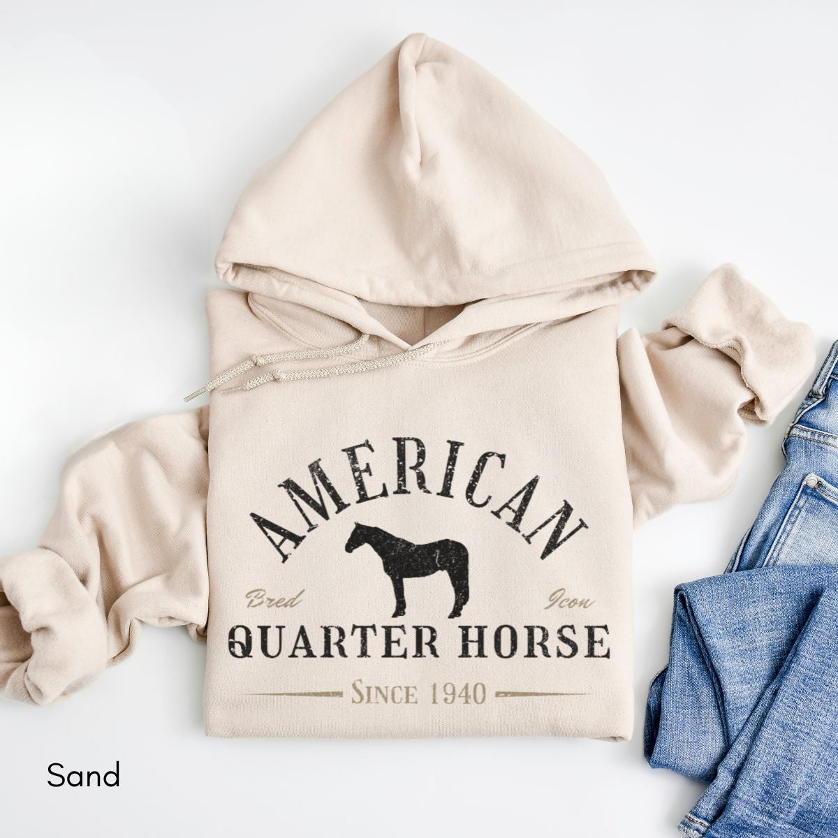 American Quarter Horse Hoodie - Unisex Heavy Blend Hooded Sweatshirt