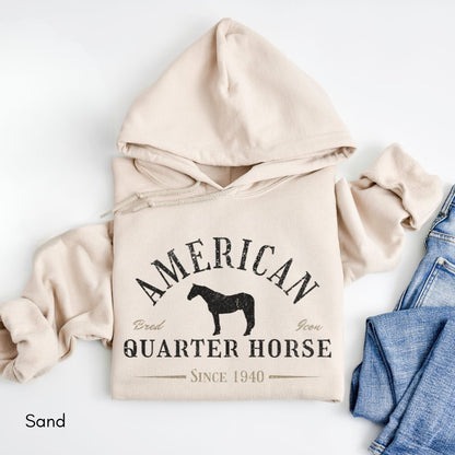 American Quarter Horse Hoodie - Unisex Heavy Blend Hooded Sweatshirt