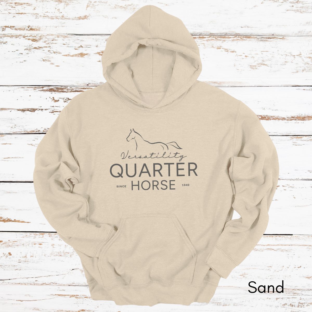 Quarter Horse Versatility Hoodie - Unisex Heavy Blend Hooded Sweatshirt