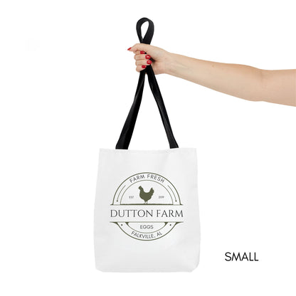 Custom Egg Farm Tote Bag