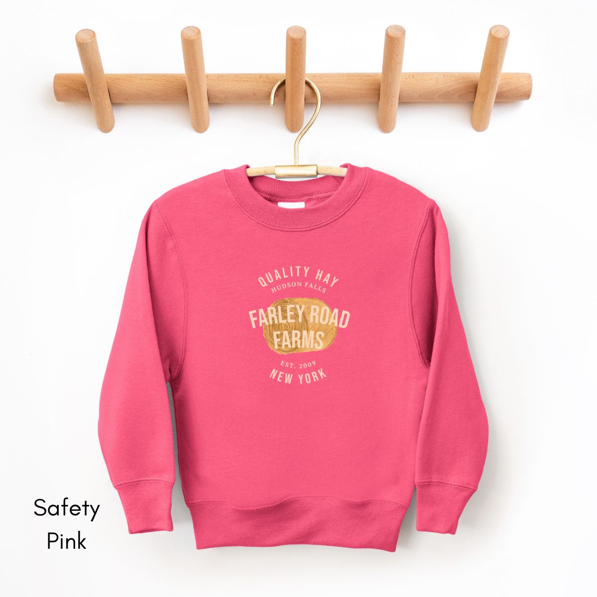 Custom Hay Farm YOUTH/KIDS Crewneck Sweatshirt
