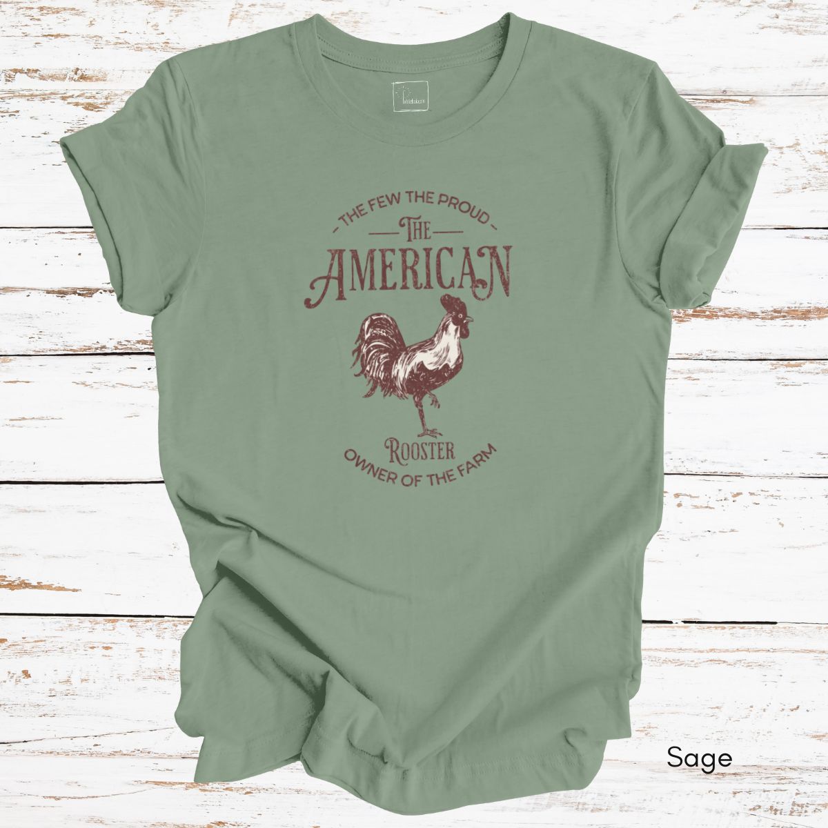 American Rooster Light Weight Jersey Unisex T-shirt