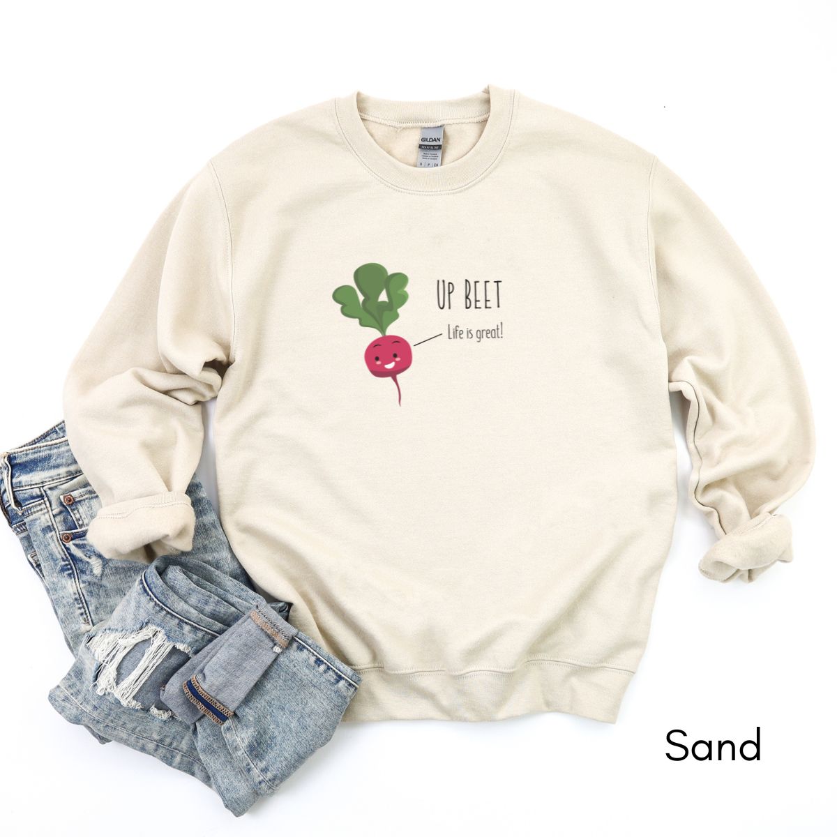 Up Beet - Unisex Heavy Blend Crewneck Sweatshirt
