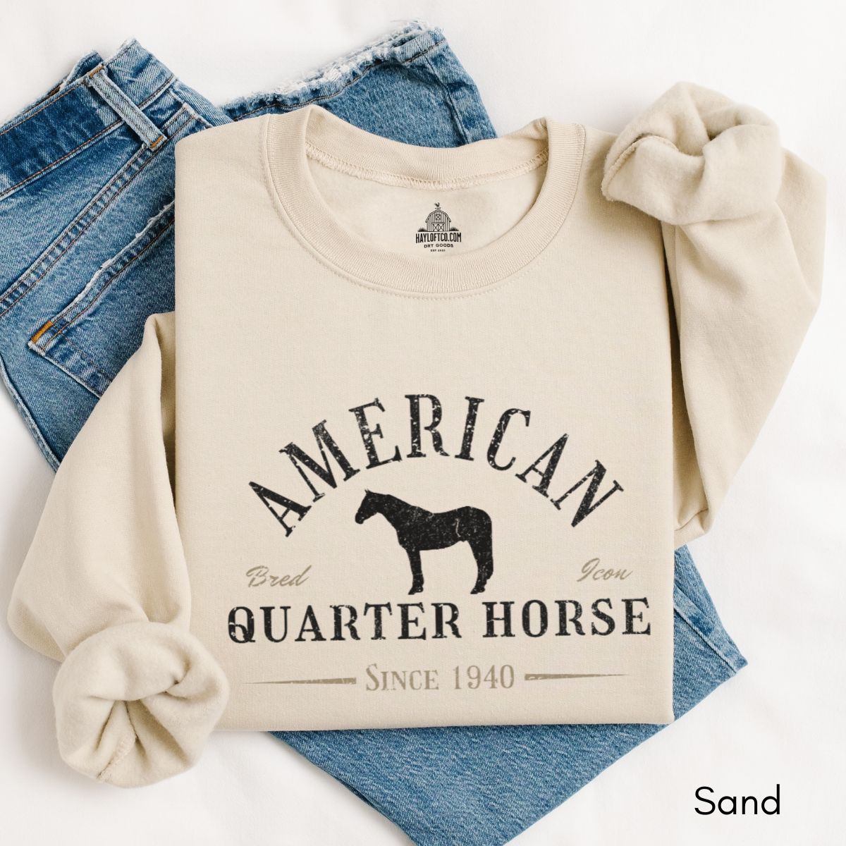 American Quarter Horse - Unisex Crewneck Sweatshirt