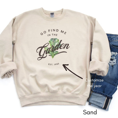 Find me in the Garden -Unisex Heavy Blend Crewneck Sweatshirt