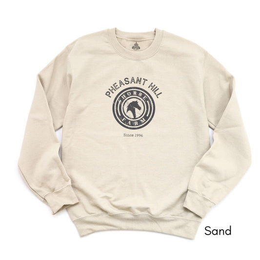 Custom Horse Farm Unisex Crewneck Sweatshirt
