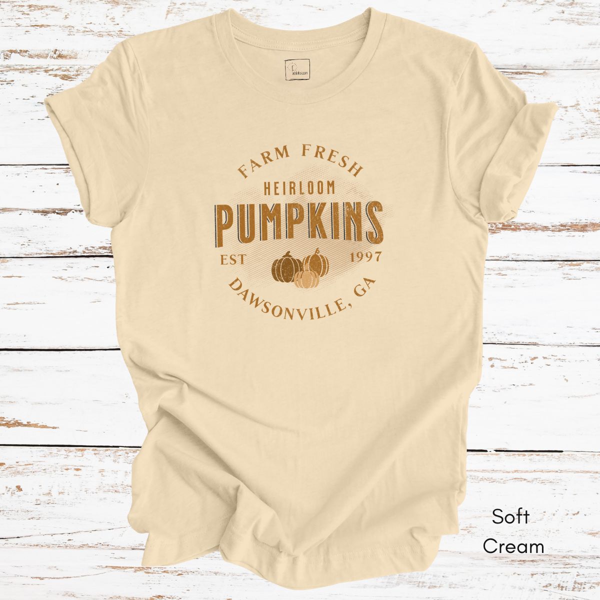 Custom Heirloom Pumpkins Unisex Jersey Light Weight T-shirt