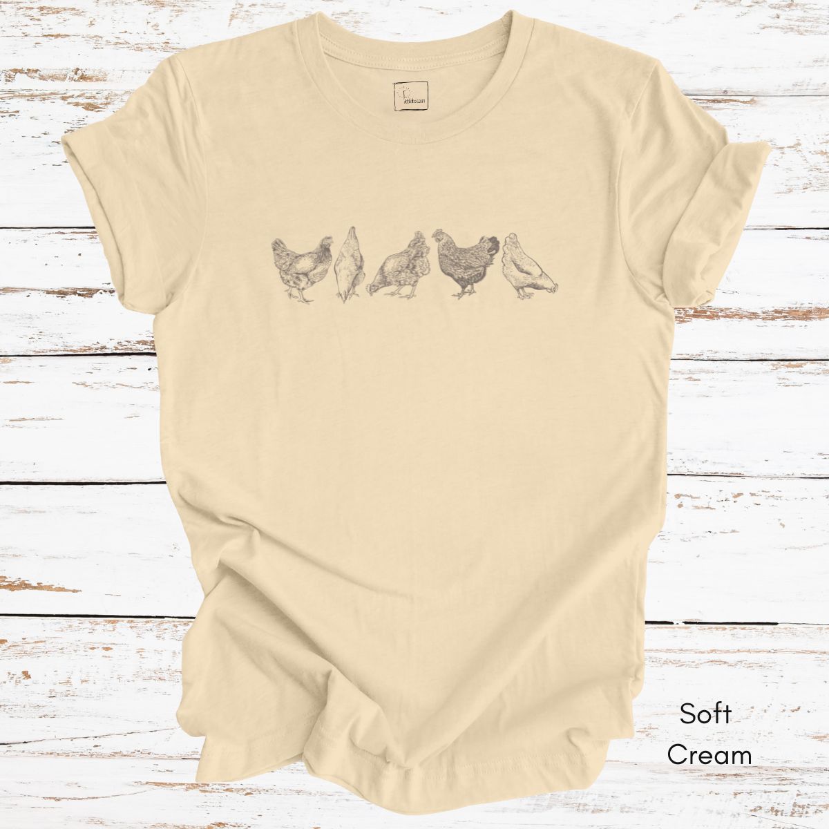 Chicken Scratch - Unisex Jersey Light Weigth T-shirt