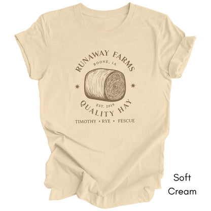 Custom Hay Farm Unisex Jersey Light Weight T-shirt