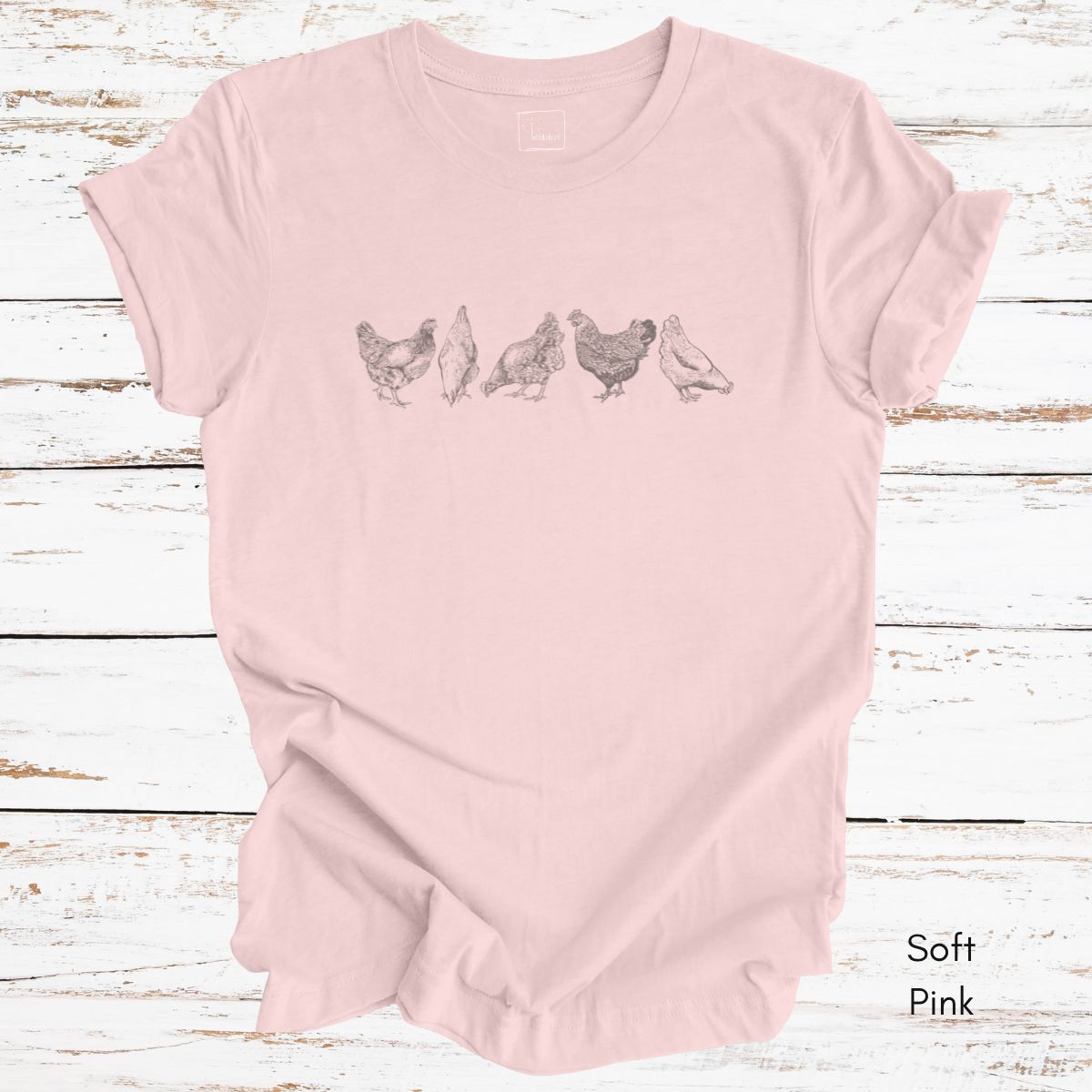 Chicken Scratch - Unisex Jersey Light Weigth T-shirt