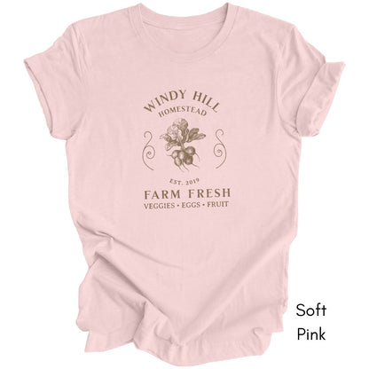 Custom Homestead Farm Vegetable/Garden Tshirt