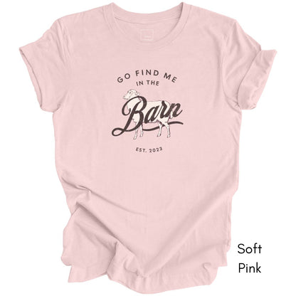 Find Me in the Sheep Barn Light Weight Jersey T-shirt
