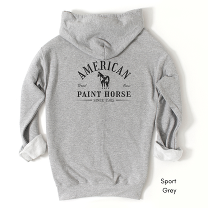 American Paint Horse Unisex Zip Hoodie