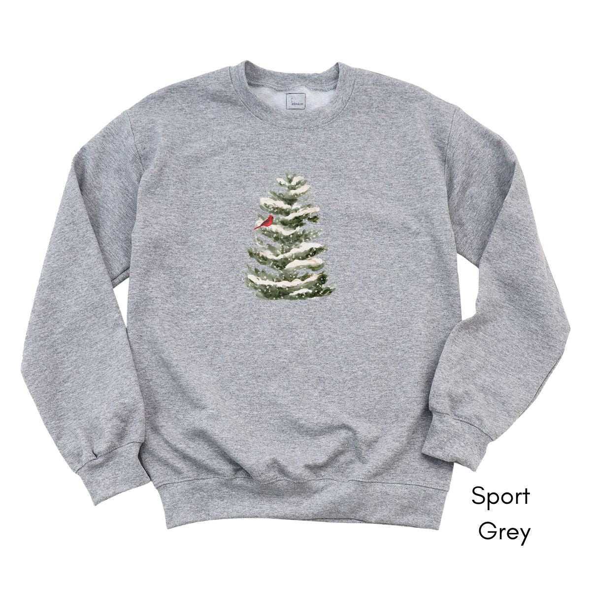 The Visitor - Winter Caridnal, Holiday Comfort Unisex Crewneck Sweatshirt