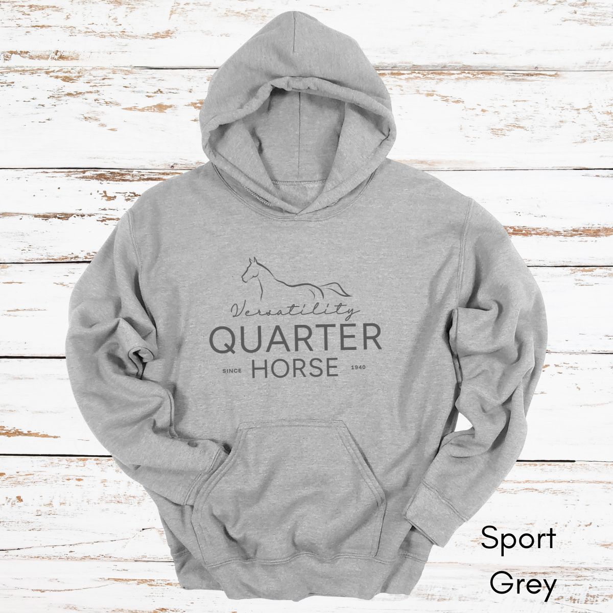 Quarter Horse Versatility Hoodie - Unisex Heavy Blend Hooded Sweatshirt