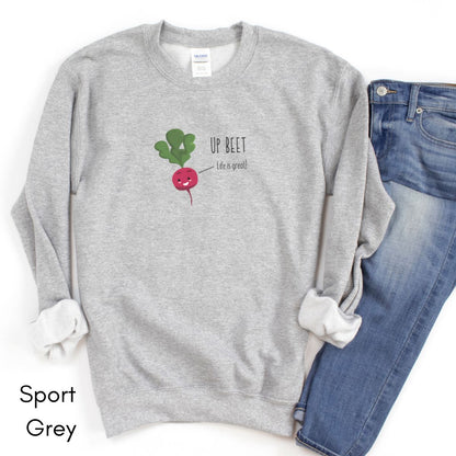 Up Beet - Unisex Heavy Blend Crewneck Sweatshirt
