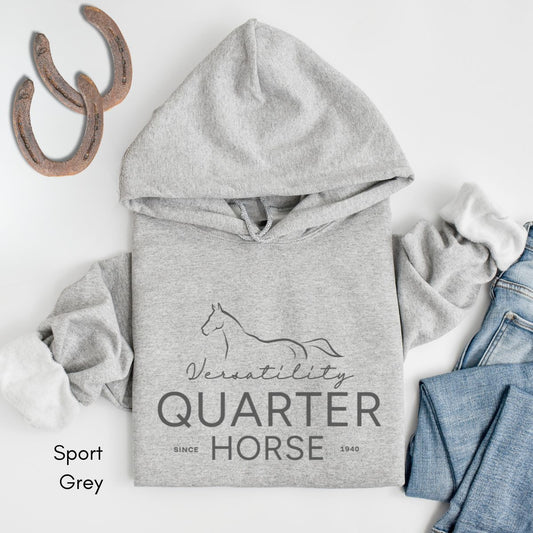 Quarter Horse Versatility Hoodie - Unisex Heavy Blend Hooded Sweatshirt