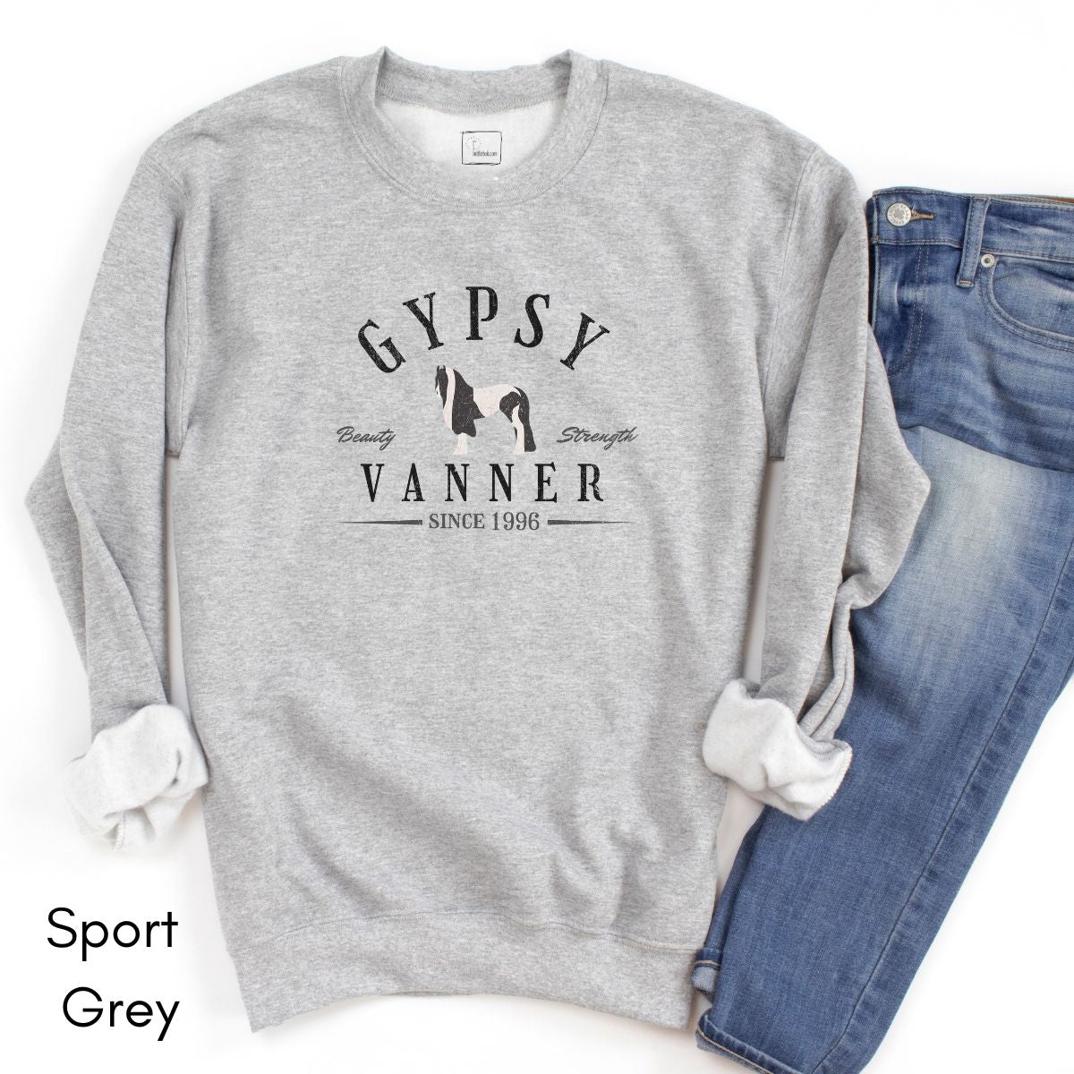 Gypsy Vanner Horse - Unisex Crewneck Sweatshirt