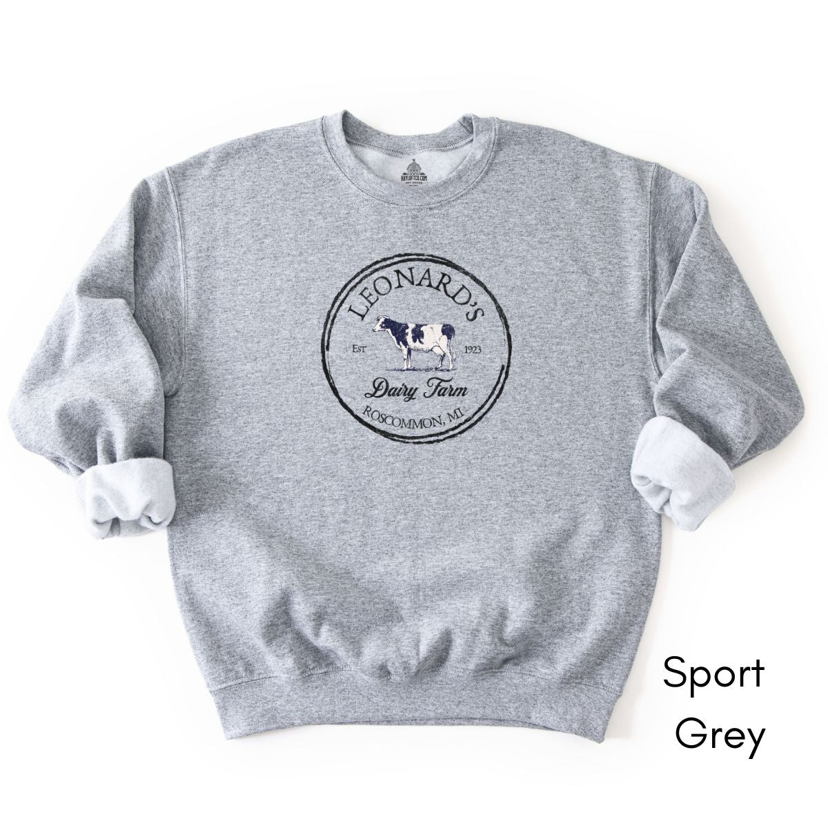 Custom Dairy Farm Unisex Crewneck Sweatshirt