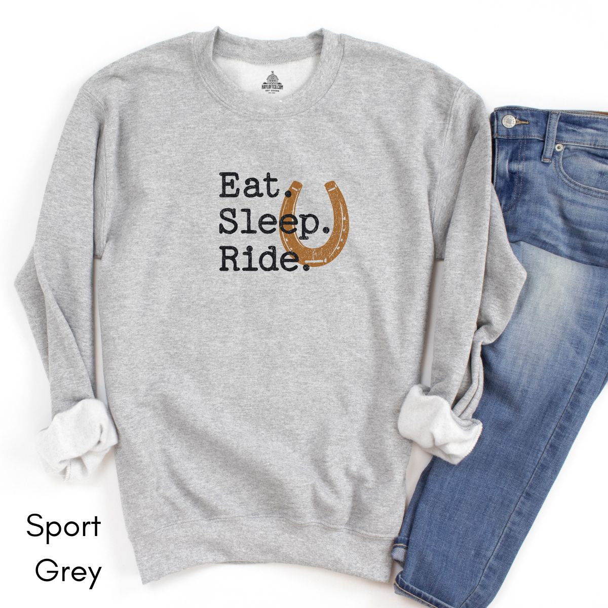Eat Sleep Ride - Unisex Heavy Blend Crewneck Sweatshirt