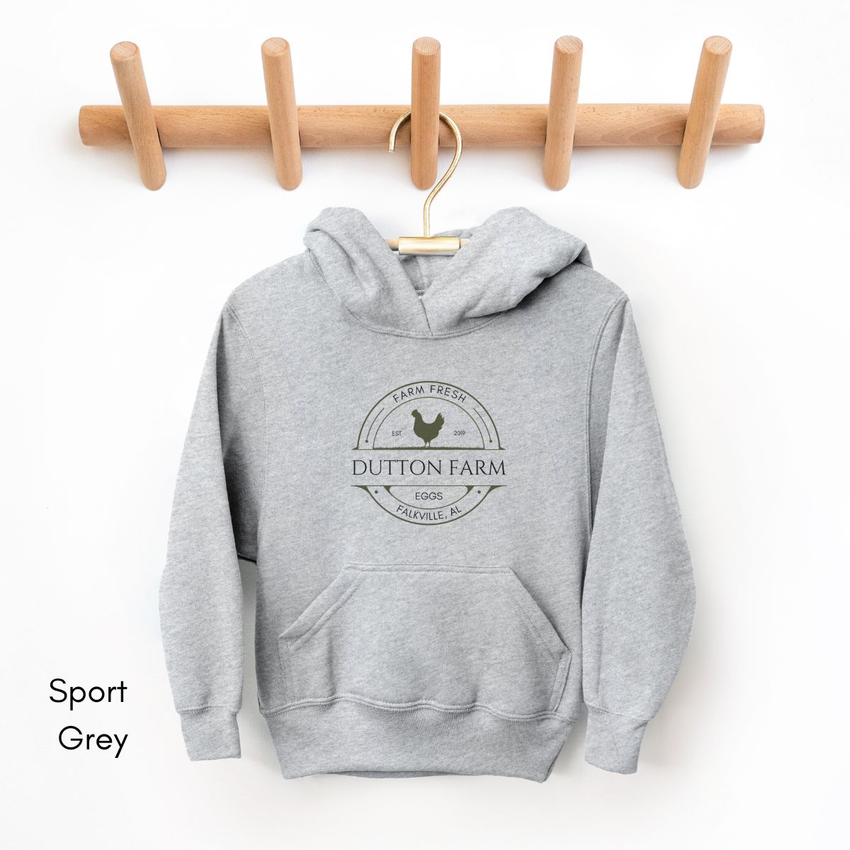 Custom Egg Farm YOUTH/KIDS Heavy Blend Hooded Unisex Sweatshirt