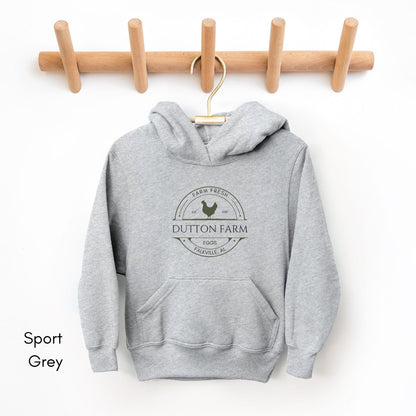 Custom Egg Farm YOUTH/KIDS Heavy Blend Hooded Unisex Sweatshirt