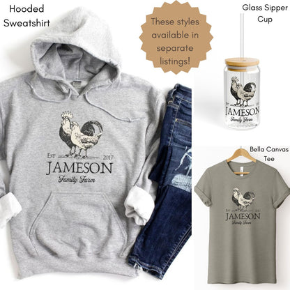 Custom Family Farm Sweatshirt - Unisex Crewneck Sweatshirt