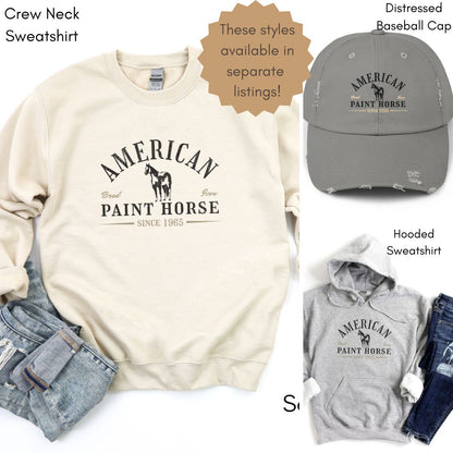 American Paint Horse Unisex Light Weight Jersey T-shirt