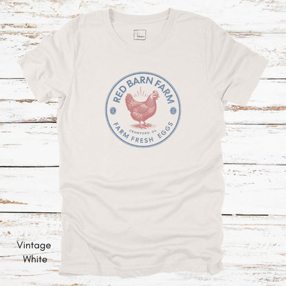 Custom Patriotic Style Egg Farm Light Weight Unisex Jersey T-shirt
