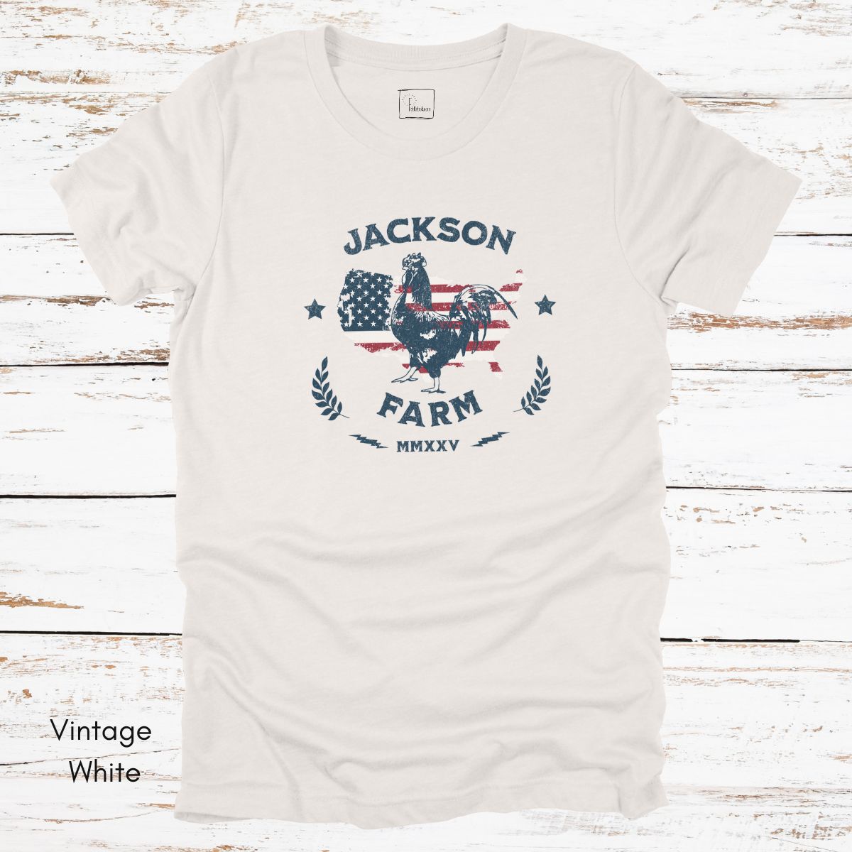 Custom Patriotic Farm Light Weight Unisex Jersey T-shirt