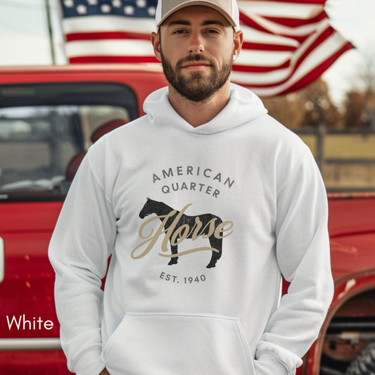 American Quarter Horse Unisex Heavy Blend Hooded Sweatshirt