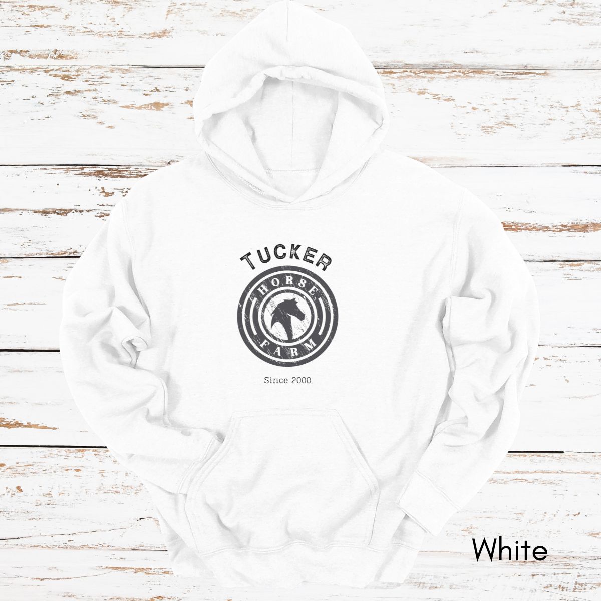 Custom Horse Farm Unisex Heavy Blend Hooded Sweatshirt