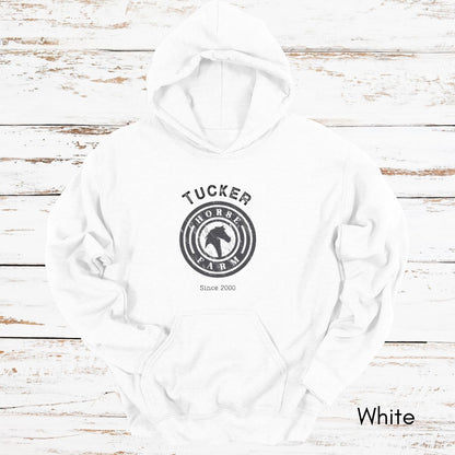 Custom Horse Farm Unisex Heavy Blend Hooded Sweatshirt