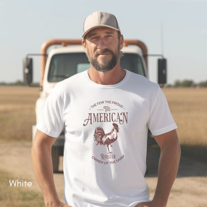 American Rooster Light Weight Jersey Unisex T-shirt