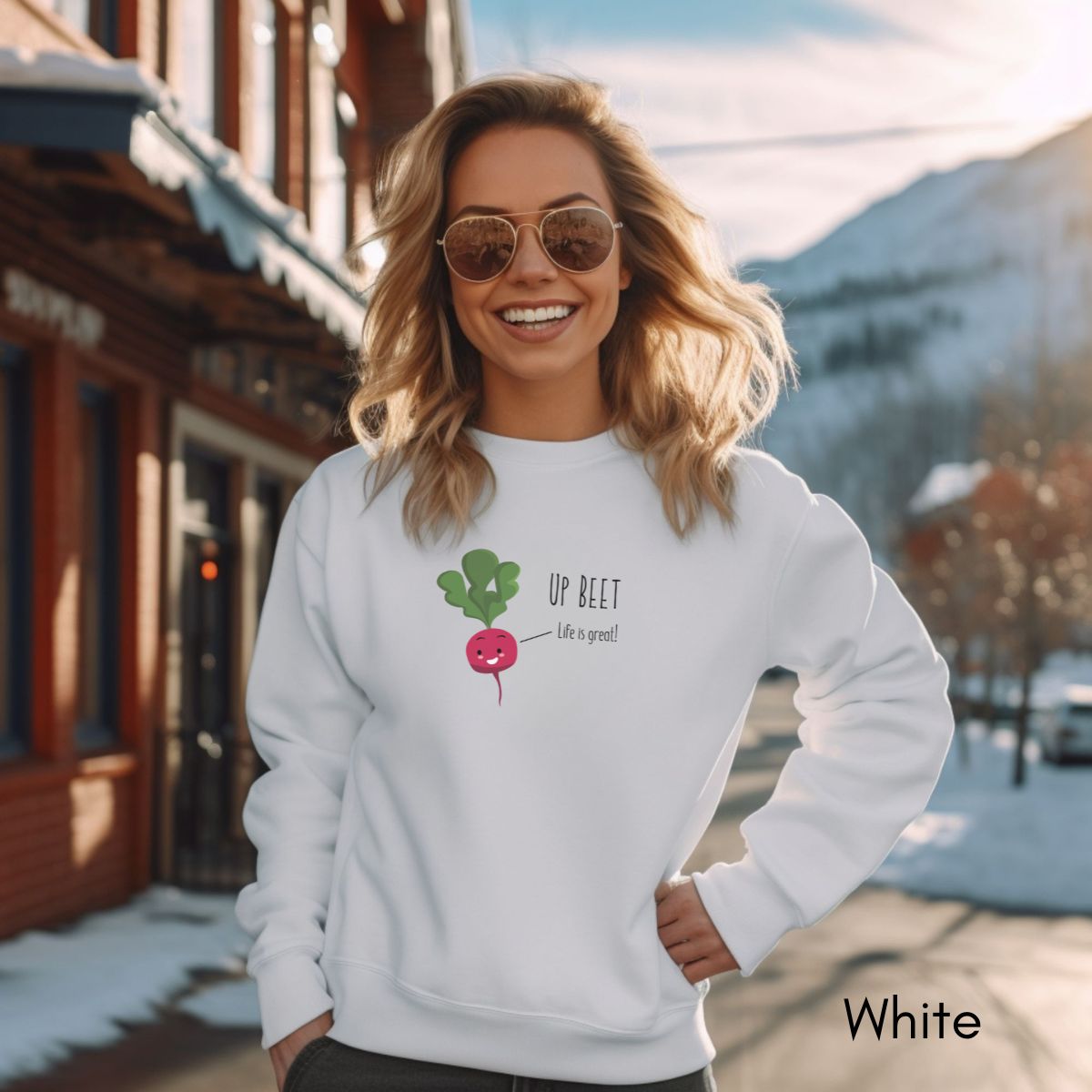Up Beet - Unisex Heavy Blend Crewneck Sweatshirt