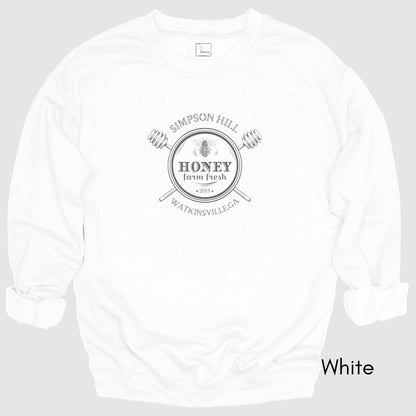 Custom Bee Honey farm Unisex Crewneck Sweatshirt
