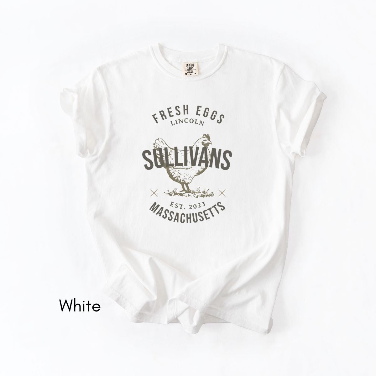 Custom Egg Farm Unisex Vintage Midweight T-shirt