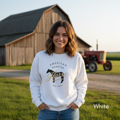 American Quarter Horse - Unisex Crewneck Sweatshirt