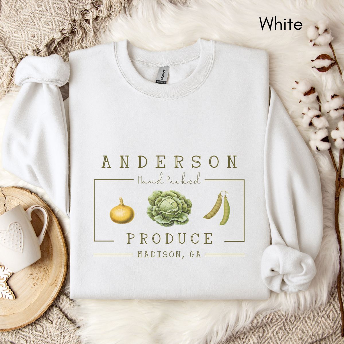Custom Farm Produce - Unisex Heavy Blend Crewneck Sweatshirt