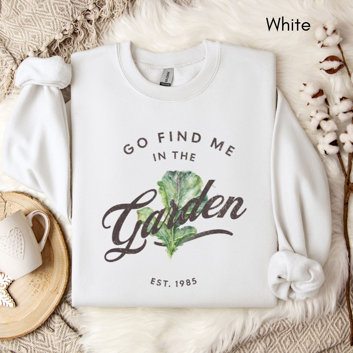 Find me in the Garden -Unisex Heavy Blend Crewneck Sweatshirt