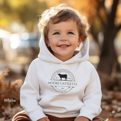 Custom Cattle Farm Ranch YOUTH/KIDS Heavy Blend Hooded Sweatshirt