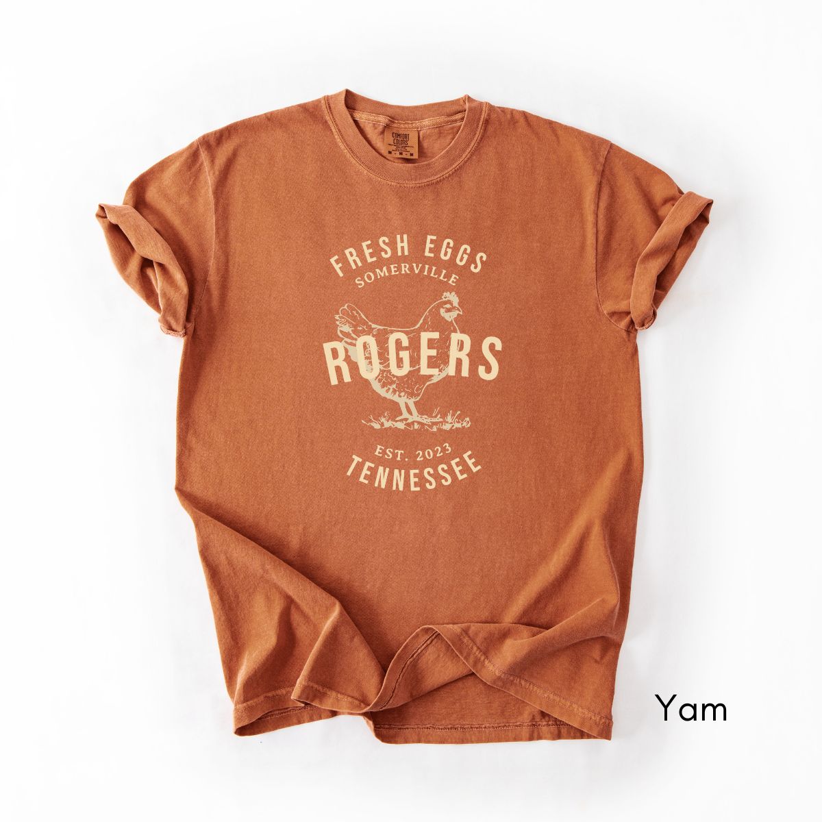 Custom Egg Farm Unisex Vintage Midweight T-shirt